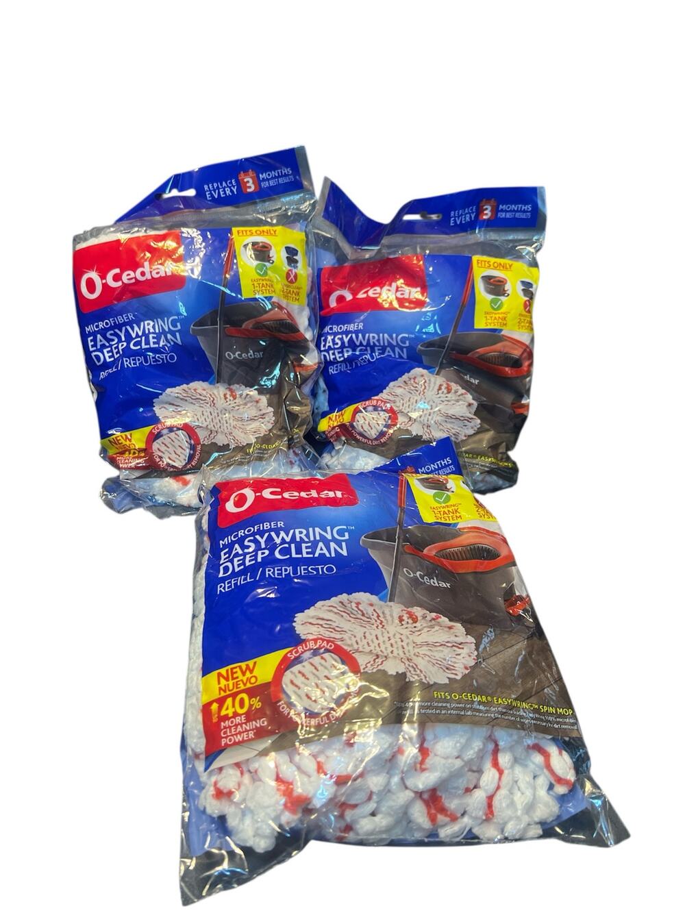 O Cedar Microfiber Easy Wring Deep Clean Mop Head Refill (3)